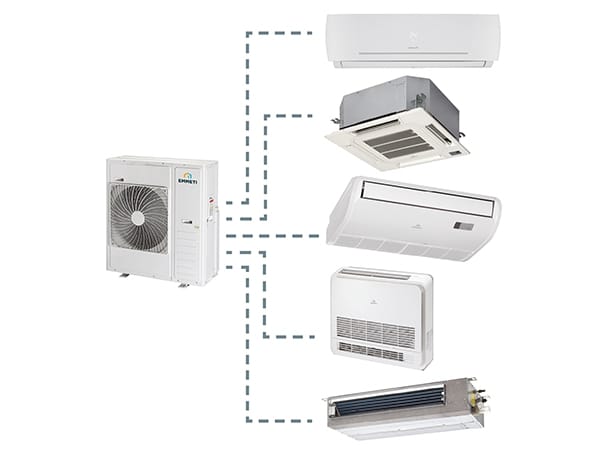 Многоконвертерный кондиционер для жилых помещений EMMETI жилые и коммерческие кондиционеры X-REVO ARCH-00129108 - Вид №1