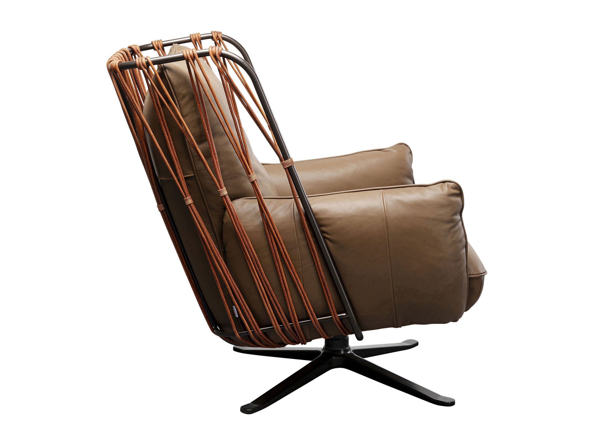 Кожаное вращающееся кресло с подлокотниками KARE Design PARADISO ARCH-00119923 - Вид №2