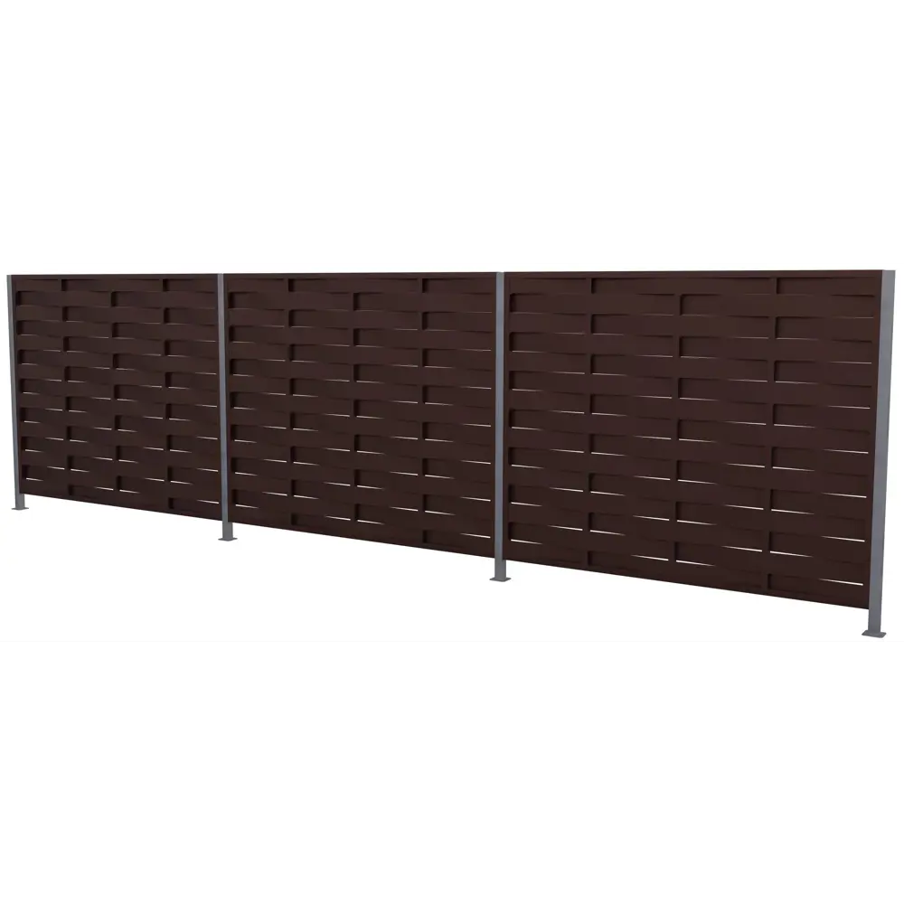 Santreyd Утес - забор-жалюзи 2×2.5 м с шахматным плетением 88698263 нет STLM-1391798 - Вид №5