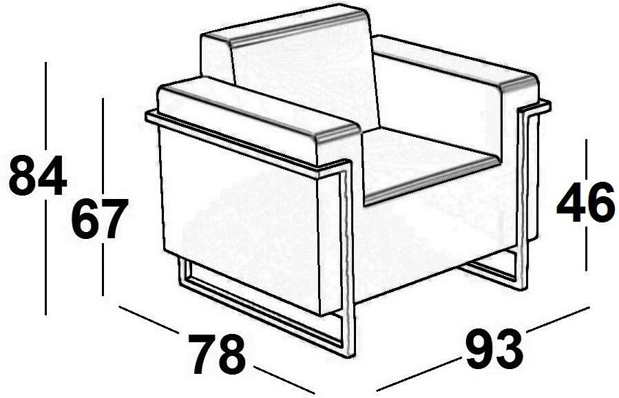 Luxy Кресло-санки с подлокотниками Memoria sun-id-1500008 - Вид №9
