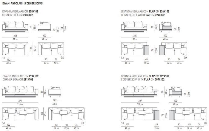 Minotti Секционный кожаный диван Connery sun-id-1360756 - Вид №22
