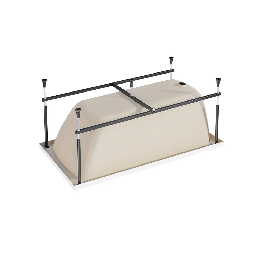 Ванна 100Acryl Ницца акриловая 120x70 см каркас в комплекте STLM-2022294 - Вид №4