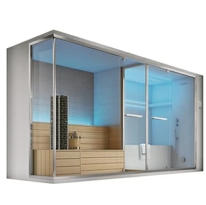 Спа: Ванна Сауна Хамам Душ 355 УГЛОВАЯ OLIMPO