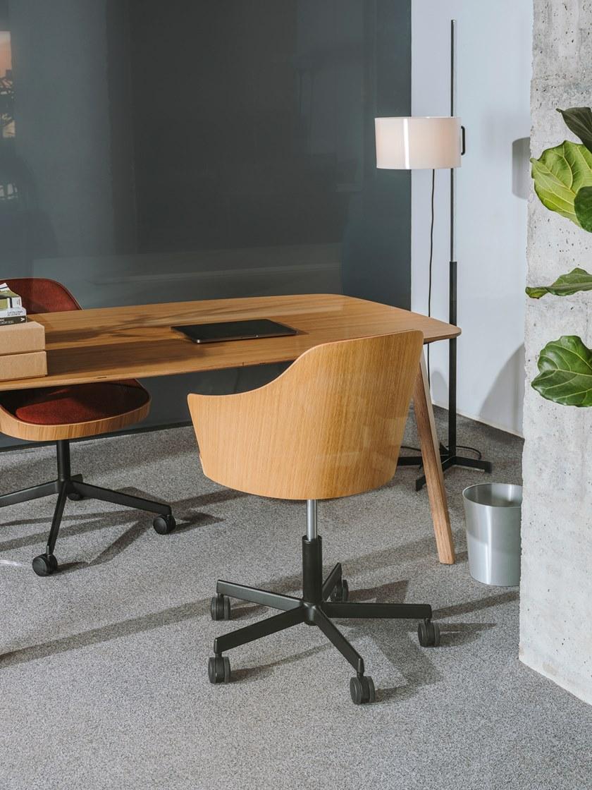 ENEA Офисное кресло из ткани с 5-спицевыми подлокотниками Kaiak sun-id-1351810 - Вид №2