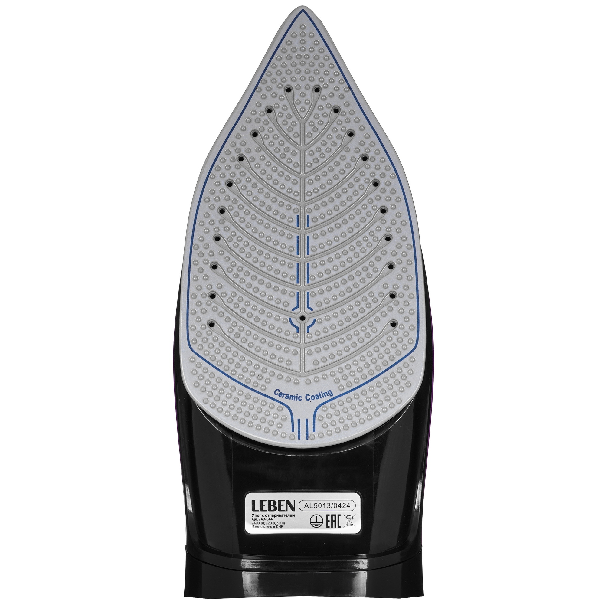 9237157 Утюг LEBEN 249-044 фиолетовый STDN-0023518 - Вид №3