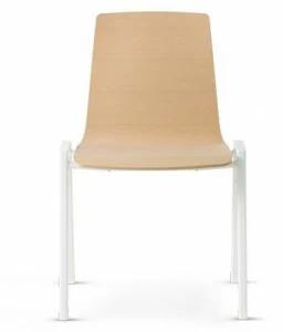 Wiesner-Hager Штабелируемый деревянный стул Nooi 6600