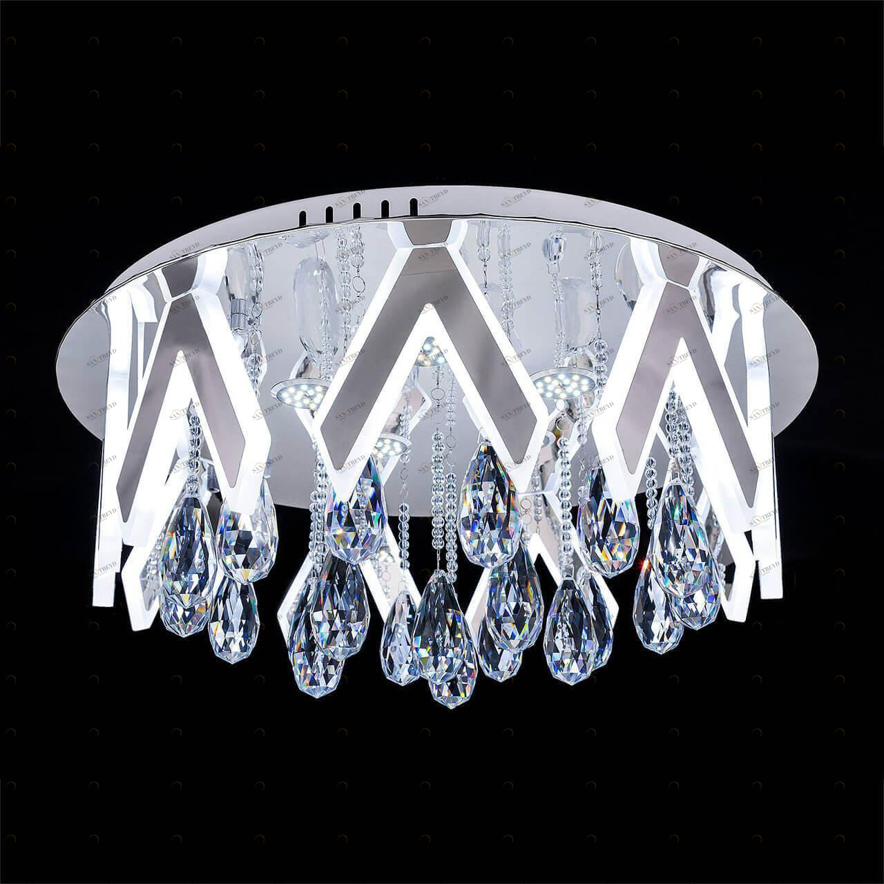 Потолочный светильник серебристый Citilux Maximus EL335C87.1 CITILUX ДИЗАЙНЕРСКИЕ, MAXIMUS 00-3890435 Серебро 