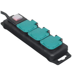 Удлинитель силовой FinePower PDS0422 черный 5086467