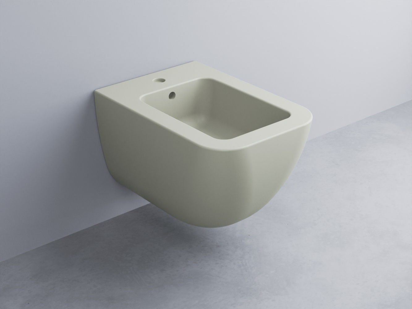 SHCOBS-PM Биде подвесное с одним отверстием под смеситель, в комплекте с крепежами cielo Shui Comfort Ceramica Cielo