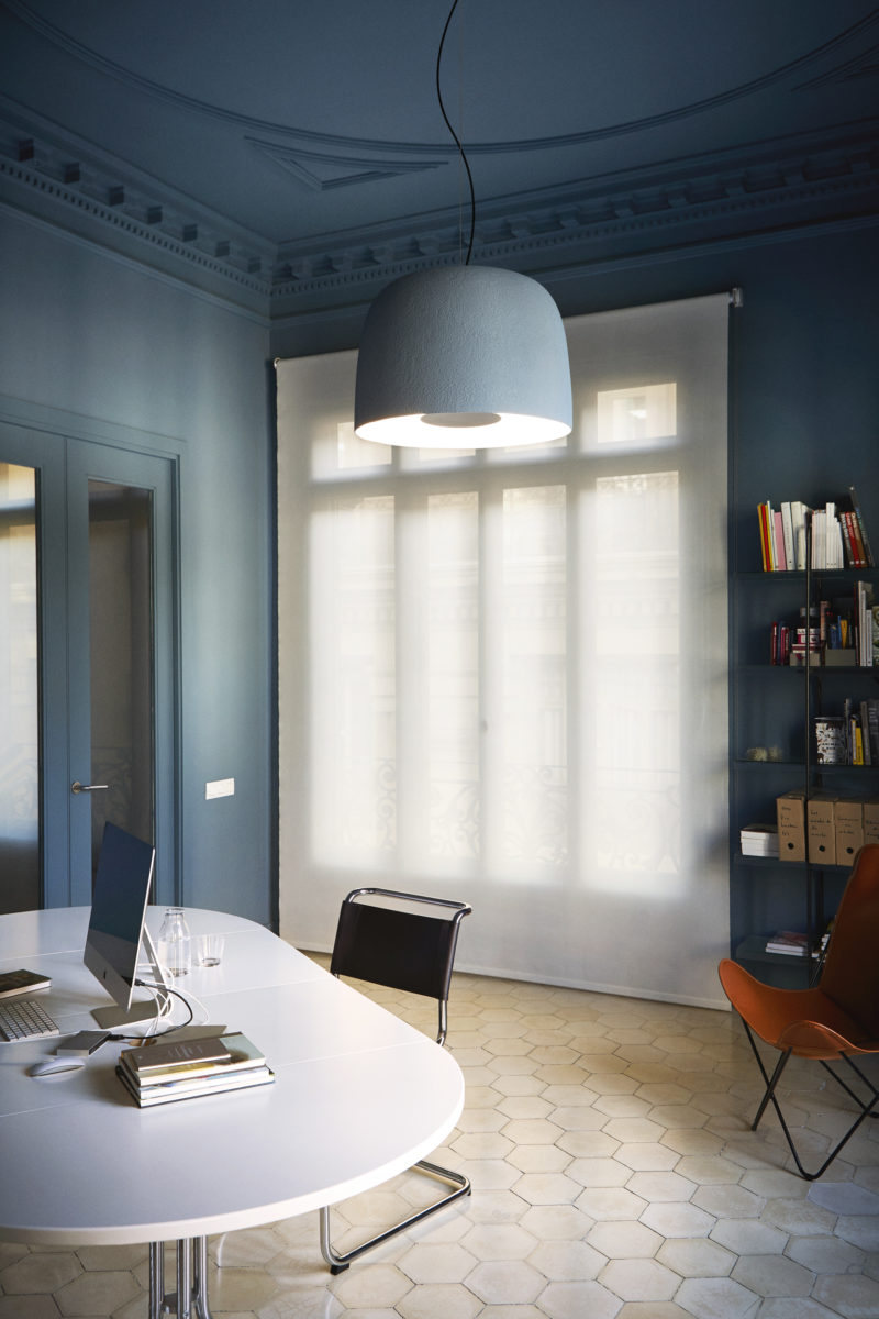 086457 Люстра 42.21 голубая (DALI) Marset Djembe 