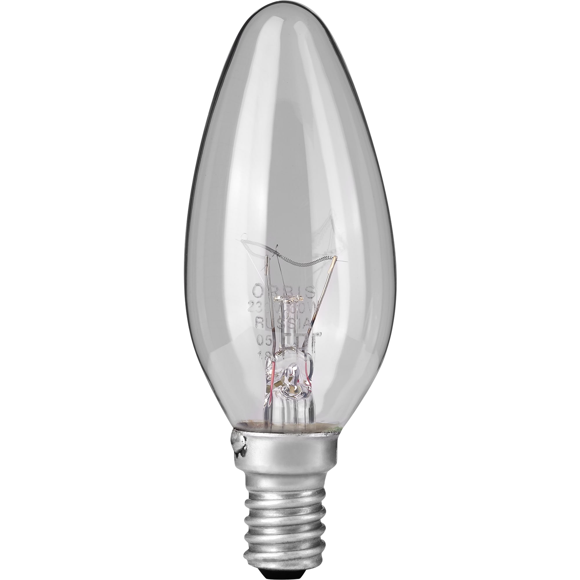 84856962 Лампа накаливания Orbis Е14 230 В 60 Вт свеча прозрачная 710 лм Santreyd 