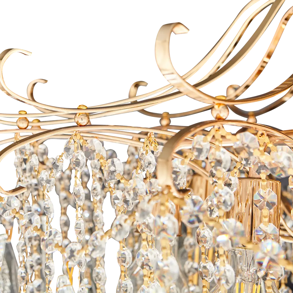 Люстра каскадная потолочная De City Бриз 8 ламп 24 м² E27 220 V STLM-2023475 - Вид №6