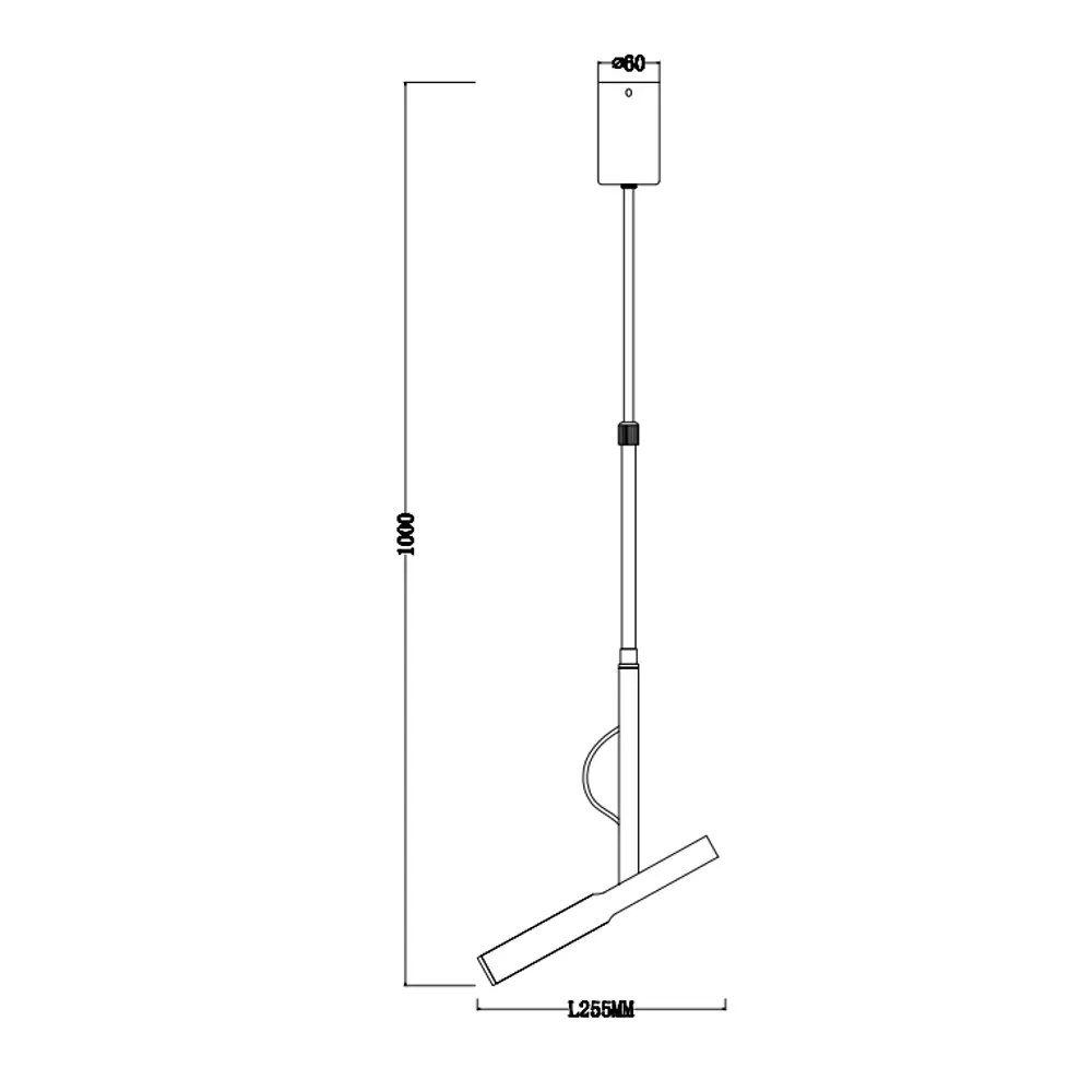 Светильник подвесной светодиодный Escada Twig 10275/1 1 м² нейтральный белый свет цвет белый STLM-2020863 - Вид №10