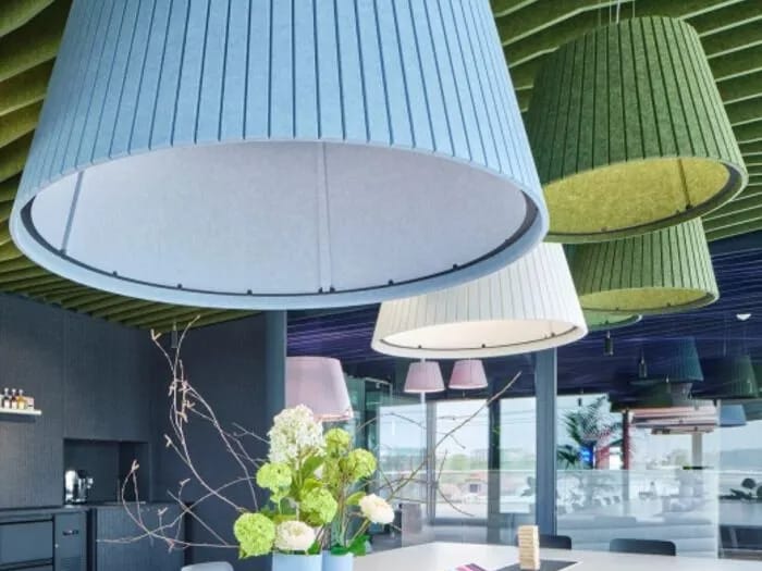 Рециркулированный пластичный акустический подвесной светильник IMPACT ACOUSTIC® SPARK ARCH-00120780 - Вид №6