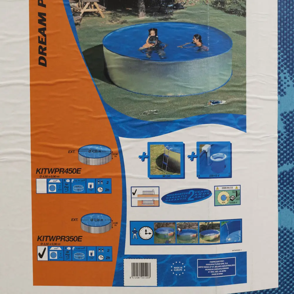 Бассейн каркасный, стальной, круглый, d 350 см Santreyd STLM-2030064 - Вид №2