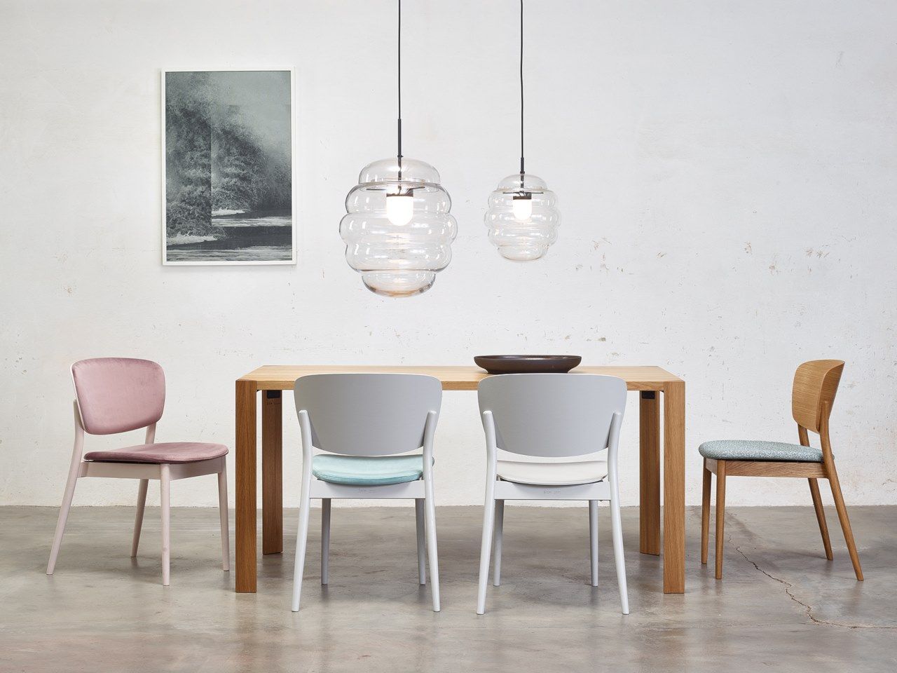 Деревянный штабелируемый стул с мягким сиденьем TON VALENCIA 313 382 ARCH-00146065 - Вид №5