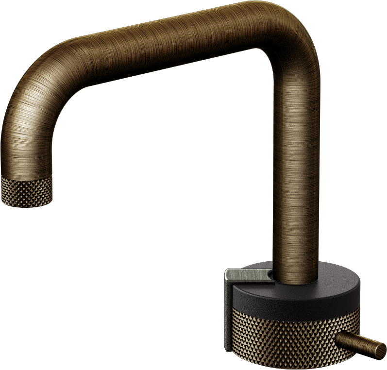 E-11500-R1BK-L2BOX-VBB Однорычажный прогрессивный смеситель для раковины - излив 15,3см GRAFF MOD+