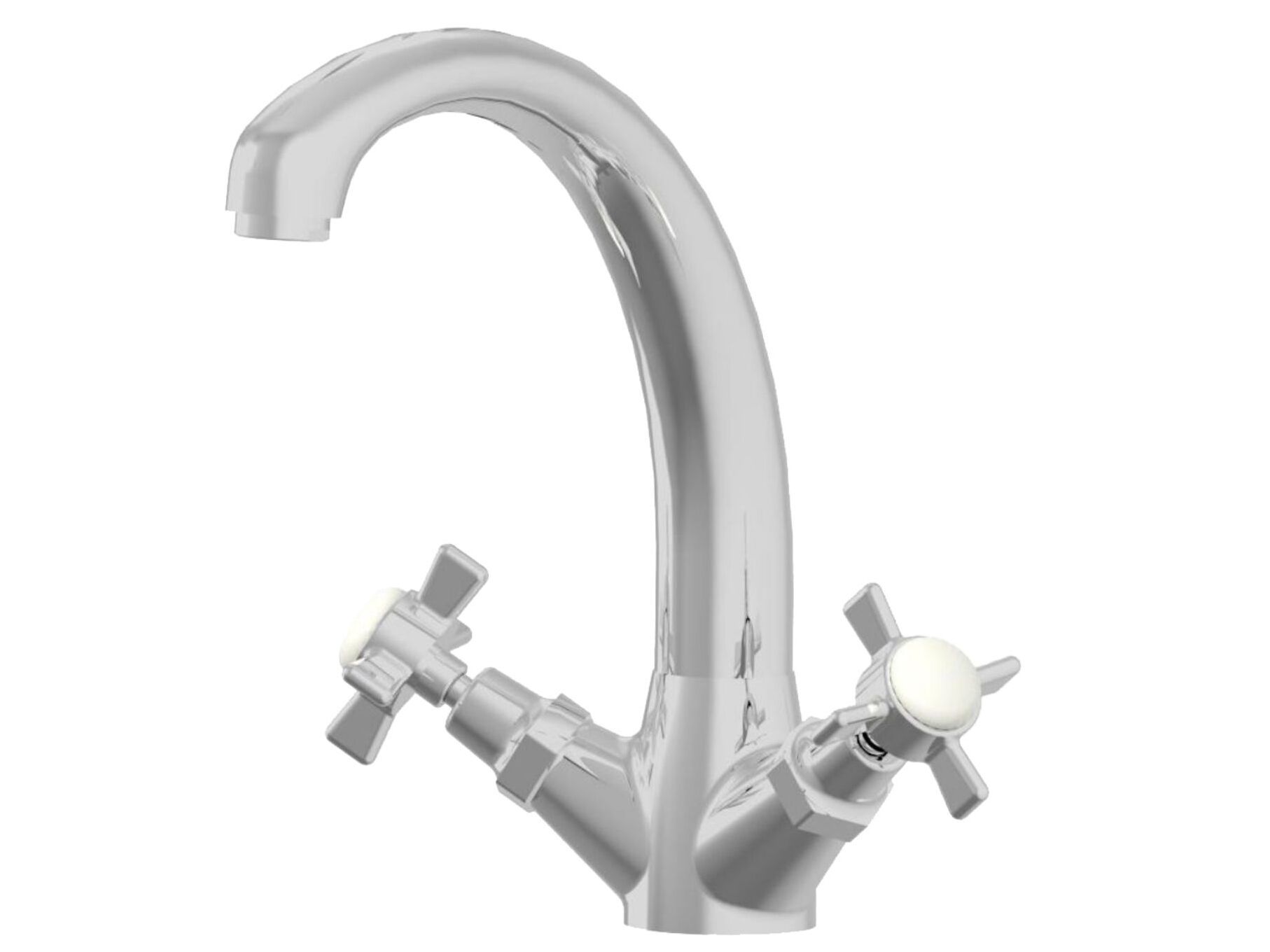 Смеситель для кухни с поворотным изливом GATTONI ретро ARCH-00032268 - Вид №1