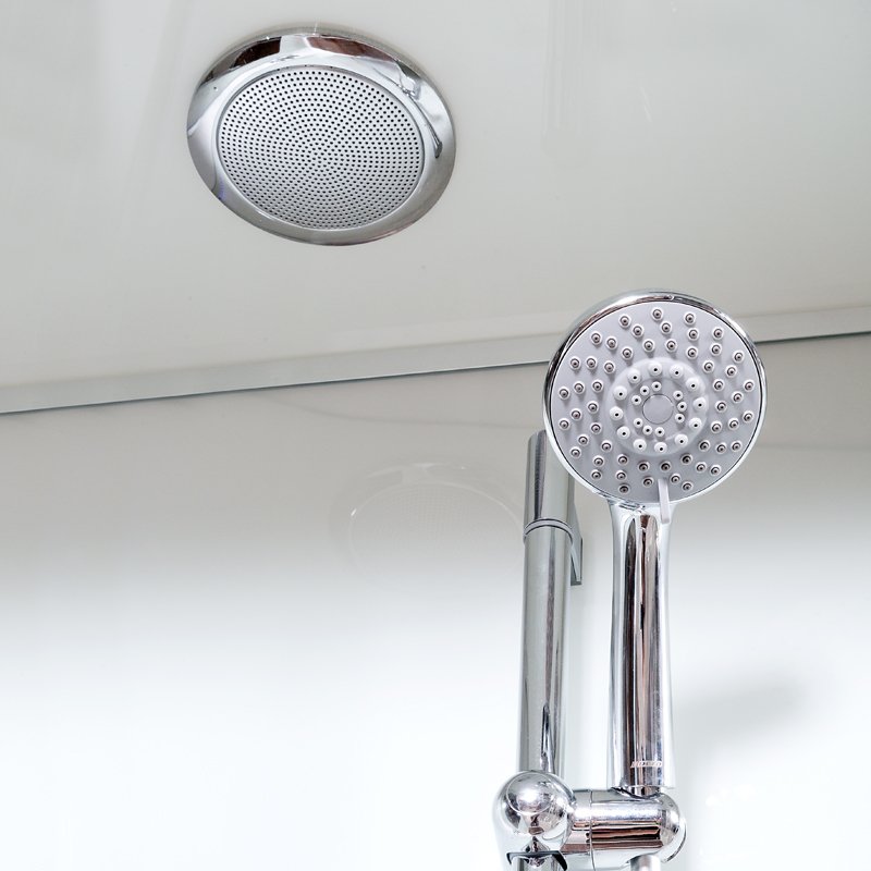 L 801 с гидромассажем BLACK Душевая кабина DETO Серия L А102 L LED - Вид №8