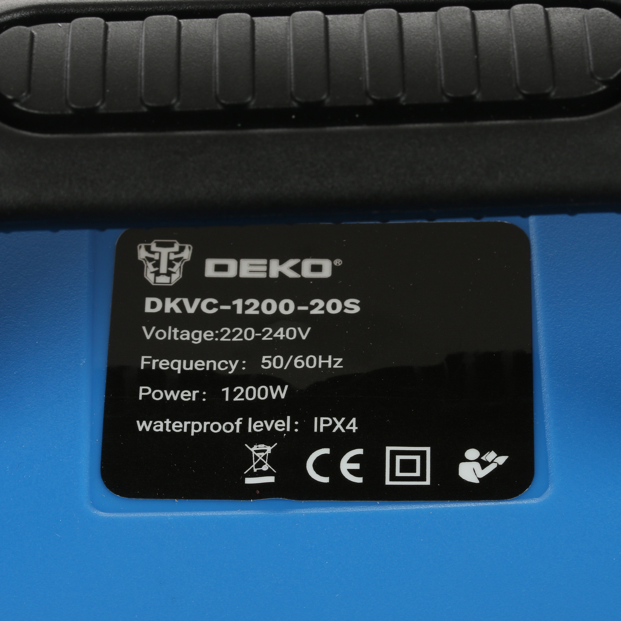 Строительный пылесос  DEKO DKVC-1200-20S 5340314 STDN-0016371 - Вид №3