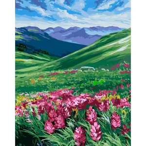 91840733 Картина по номерам Горный пейзаж Екатерина Давалова 40x50 см STLM-1380446