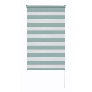 Рулонная штора день-ночь MIAMOZA Петер 60x160 см бирюзовая 89411399