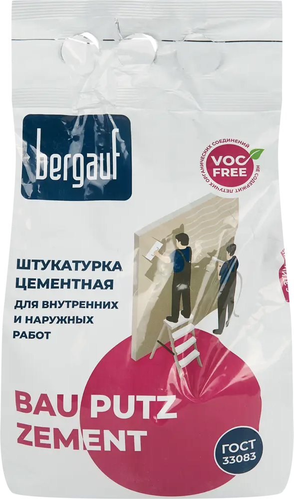 84721549 Штукатурка цементная Bergauf Bau Putz Zement 5 кг STLM-0054034