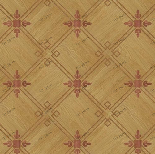 Художественный паркет Da Vinci Щитовой 26-297 Дуб (Гладкая) 500х500 мм 26010297