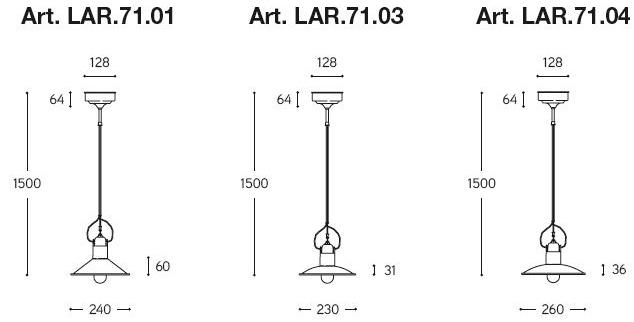 Aldo Bernardi Подвесной светильник из меди Polare sun-id-1358998 - Вид №2