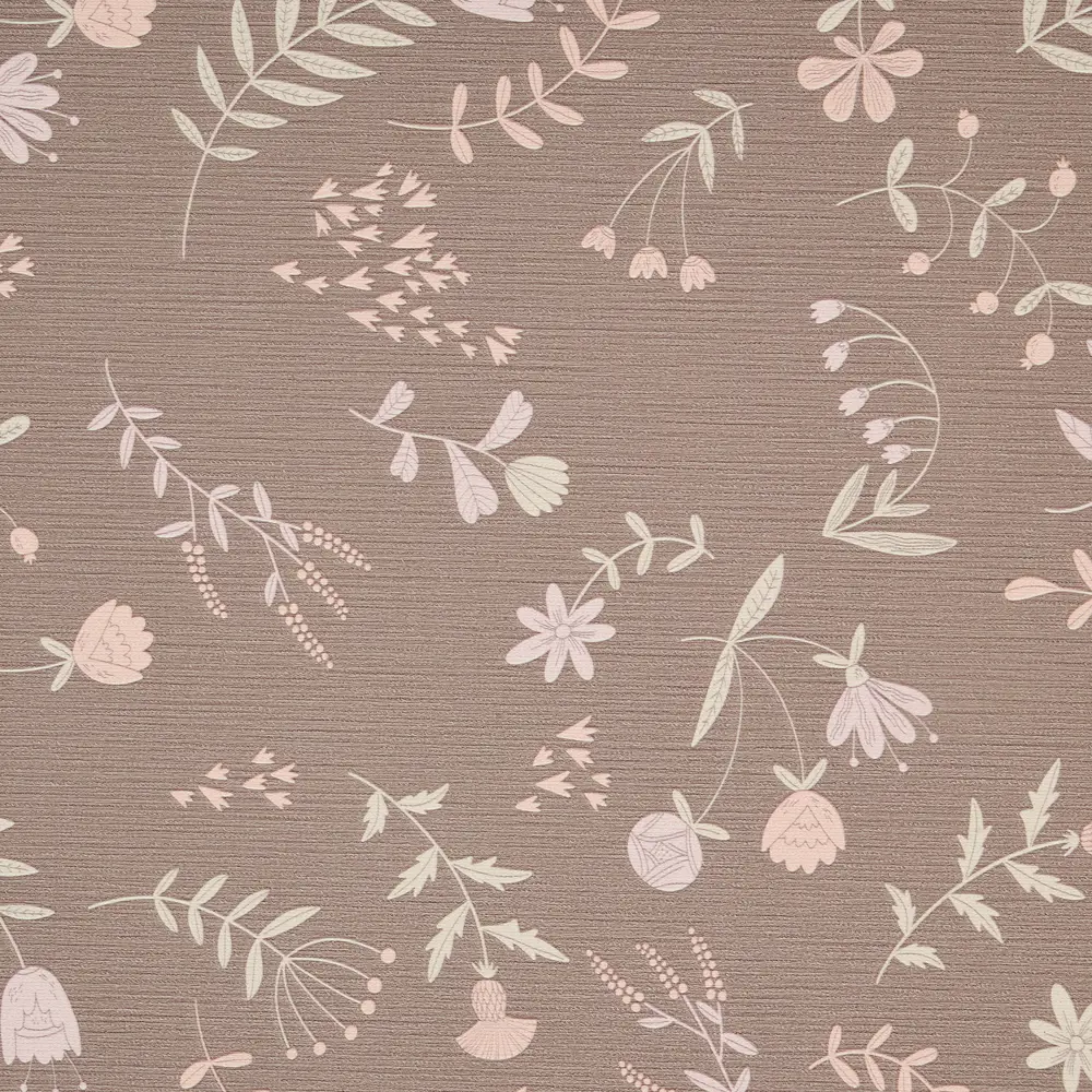 Обои флизелиновые Ateliero Лана 1.06 м коричневые At38109-08 STLM-2166613 - Вид №2