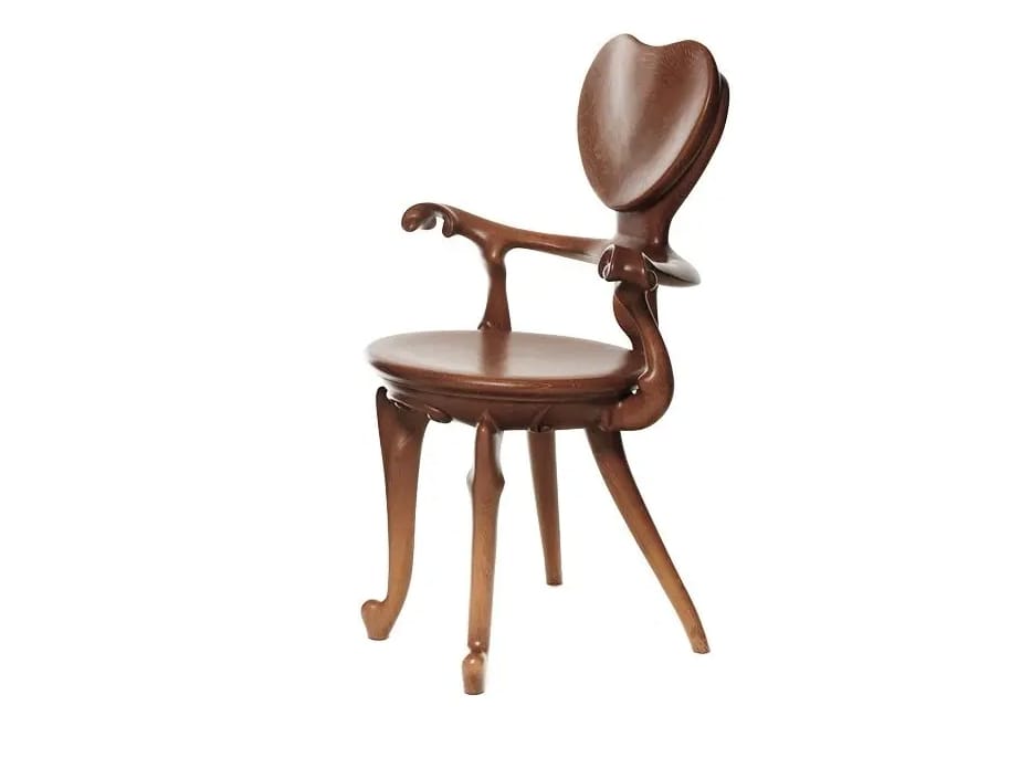 Стул из массива дерева с подлокотниками BD Barcelona ARCH-00142689 - Вид №3