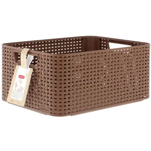 Корзинка Curver Style 38.6x28.7x17 см пластик цвет коричневый 15736820 STLM-2184736
