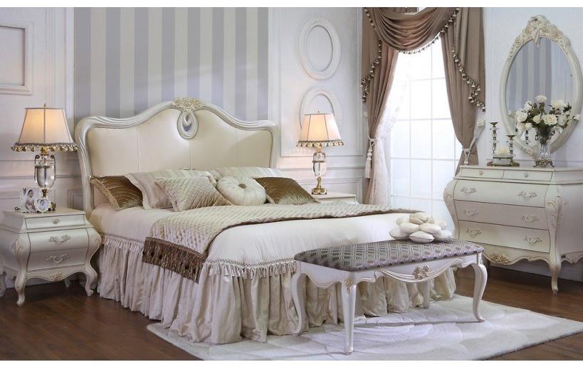 Arrediorg.it® Кровать king size из ткани с мягким изголовьем Florence R101-k - Вид №1