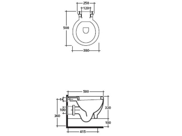 Керамический подвесной туалет Galassia EL1 / EL2 ARCH-00125797 - Вид №2
