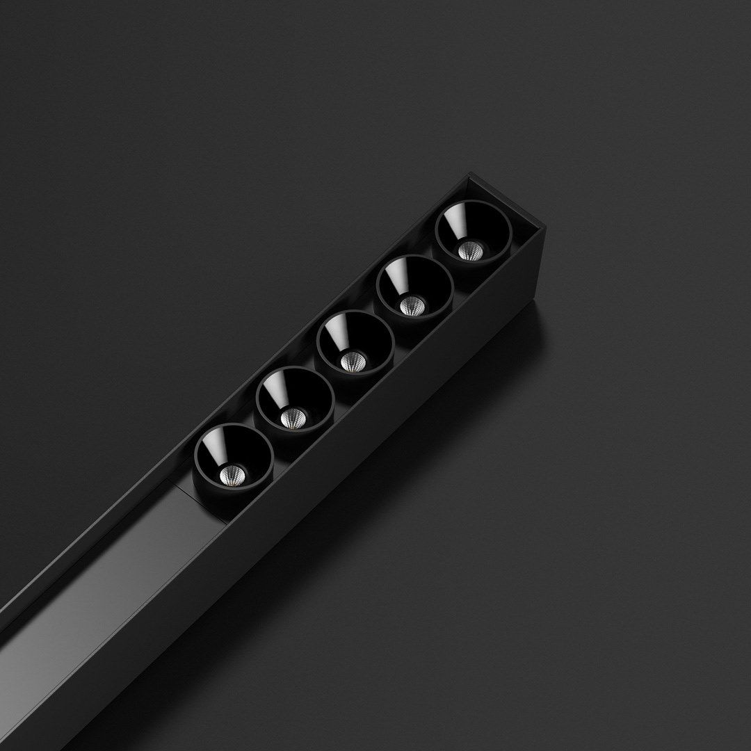 Профиль линейного потолочного освещения для прожекторов Arkoslight Black Foster Custom ARCH-00059193 - Вид №3