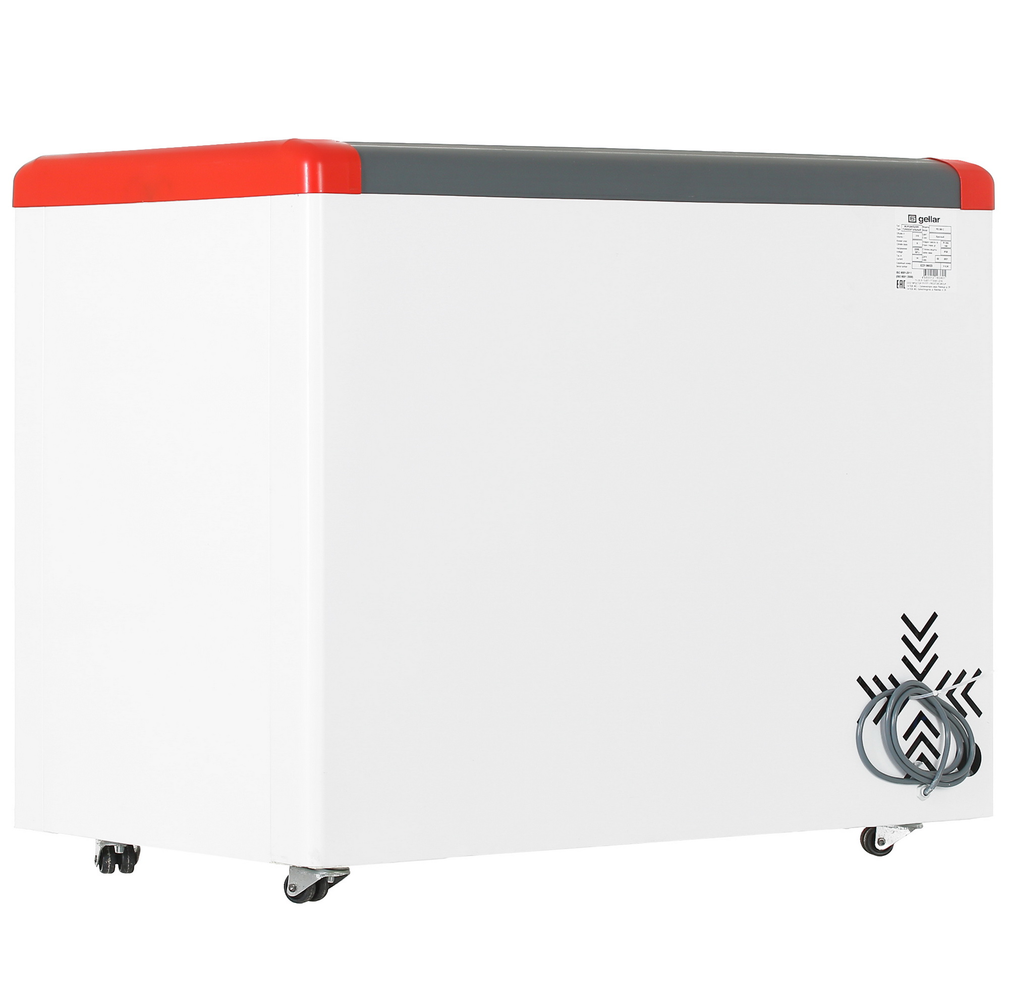 1229577 Морозильный ларь Frostor Gellar FG 350 C белый, красный STDN-0141605 - Вид №3