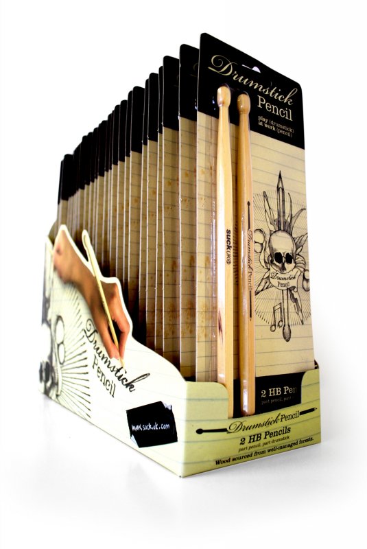 Карандаши Drumstick SUCK UK SKDRUMPENCIL1 - Вид №2