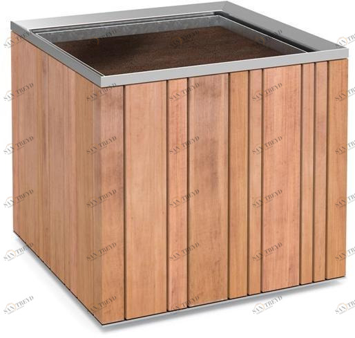 City Design Квадратный кашпо для общественных мест sun-id-1502451