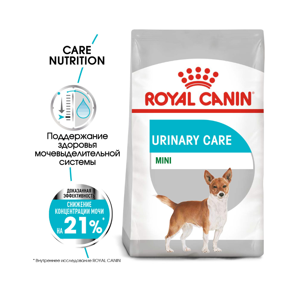 ПР0056375 Корм для собак Size Mini Urinary Care для мелких пород сух. 1кг ROYAL CANIN  - Вид №1