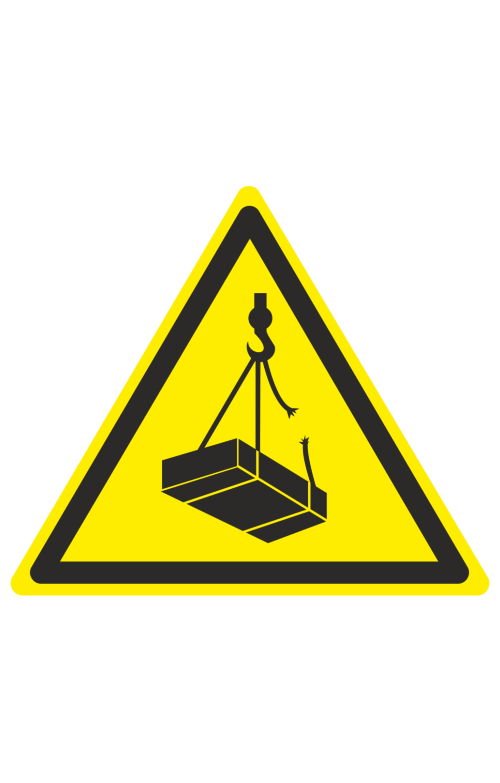 68390 Знак "Опасно. Возможно падение груза"  Предупреждающие знаки размер 100 х 100 мм Спецодежда 