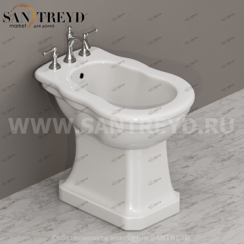 PA060BI Биде напольное PAESTUM Ceramica Globo