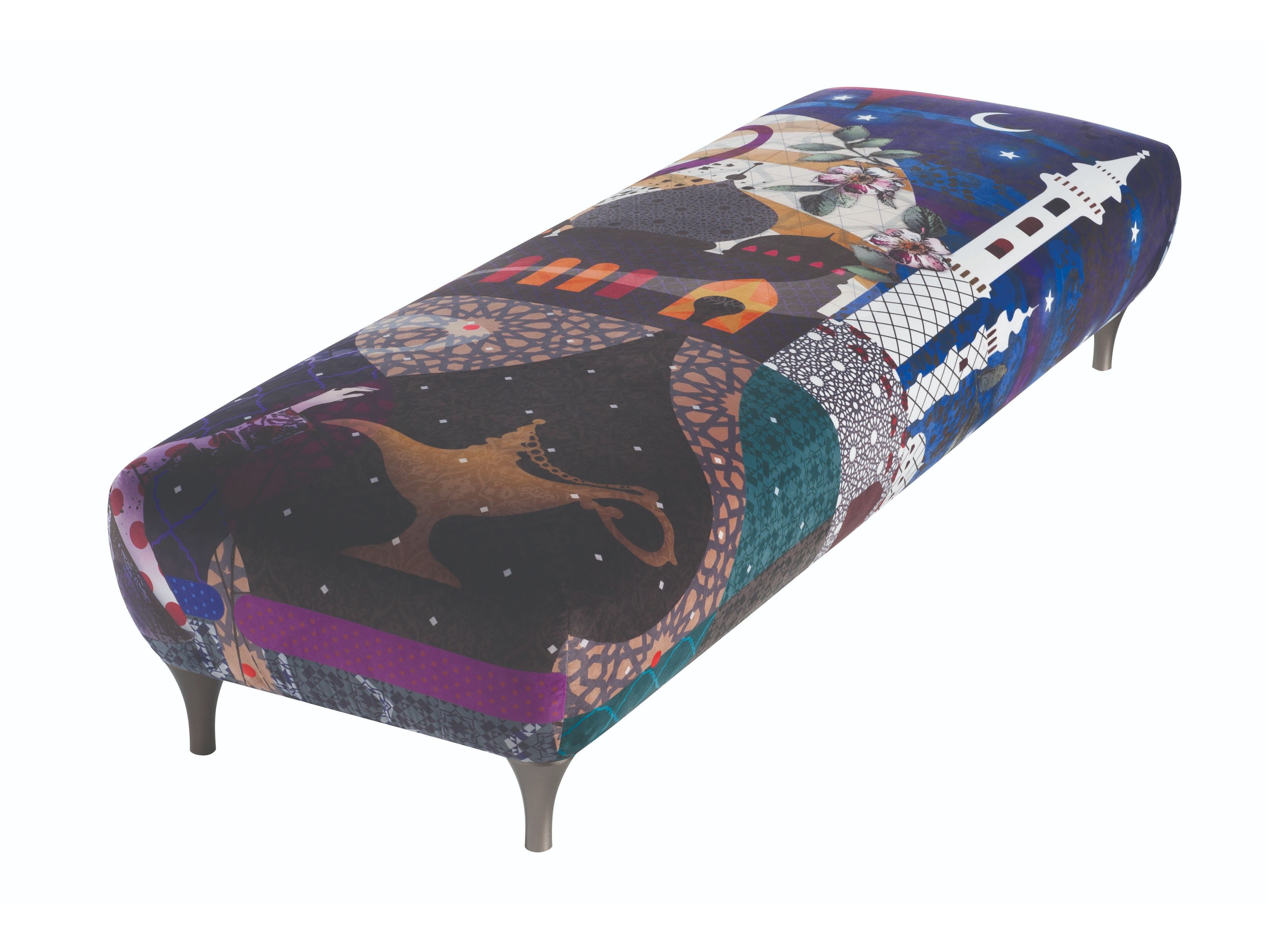 Прямоугольный пуф из ткани ROCHE BOBOIS Globe trotter ARCH-00102666 - Вид №3