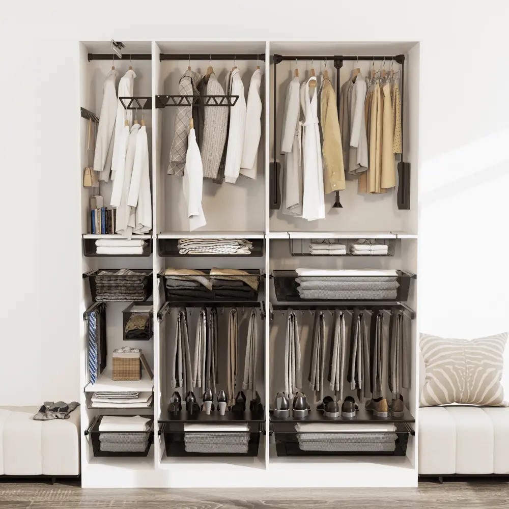 Полка для шкафа Лион 80x54.5 см KONSENSA МДФ цвет черный STLM-2184453 - Вид №7