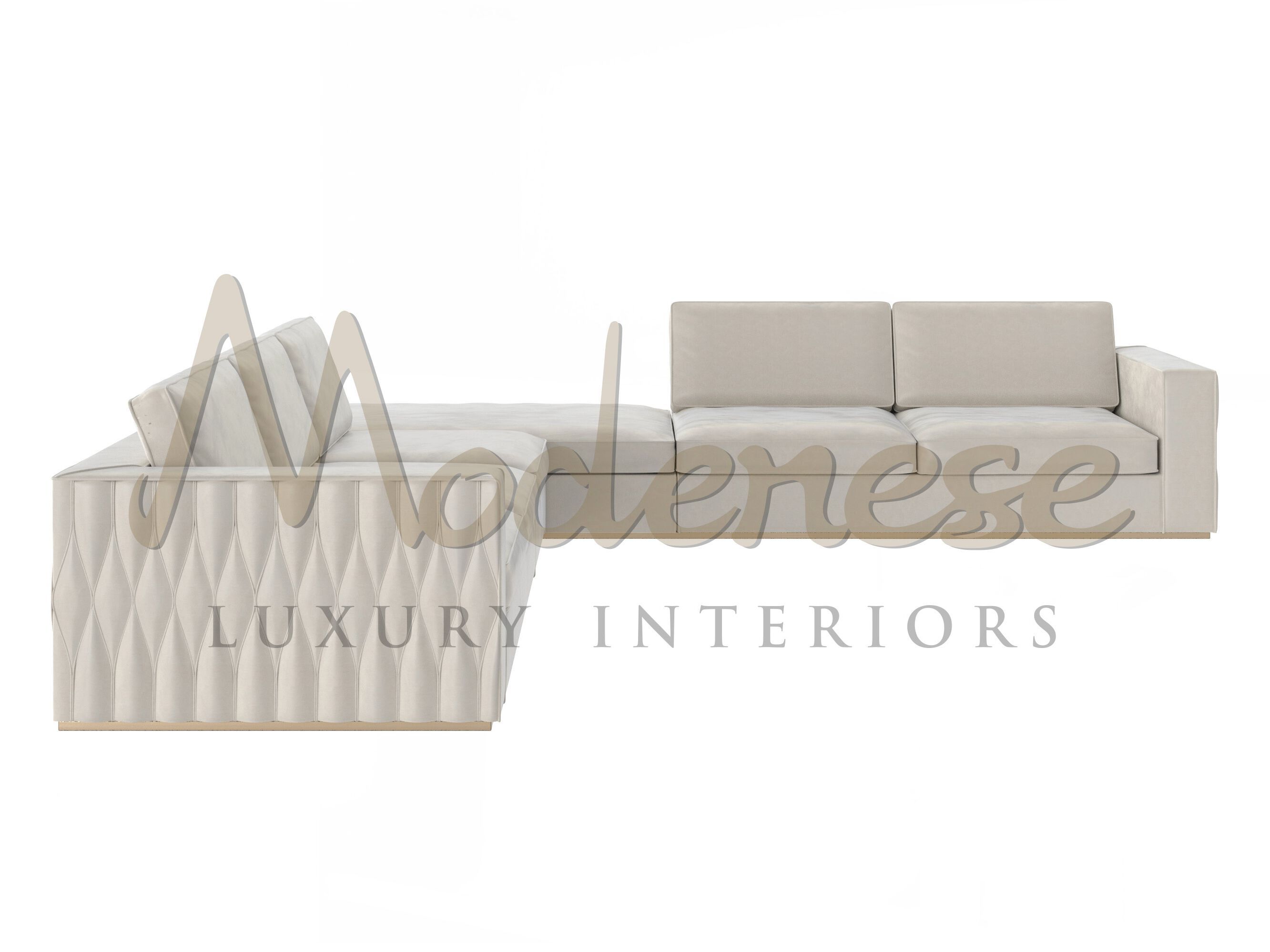 Угловой диван из ткани на 5 мест Modenese Luxury Interiors LUXE TOUCH ARCH-00037675 - Вид №2