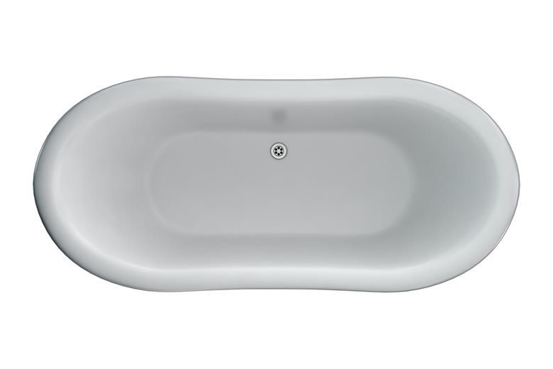 Ванна акриловая Bateau двусторонняя с ножками E10 CHR Bateau Burlington T10F, E10 CHR - Вид №2