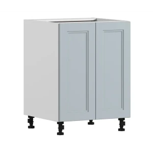 92035163 Напольный шкаф Регина Столплит с двумя фасадами 60x82x56 см МДФ цвет серый STLM-1512352