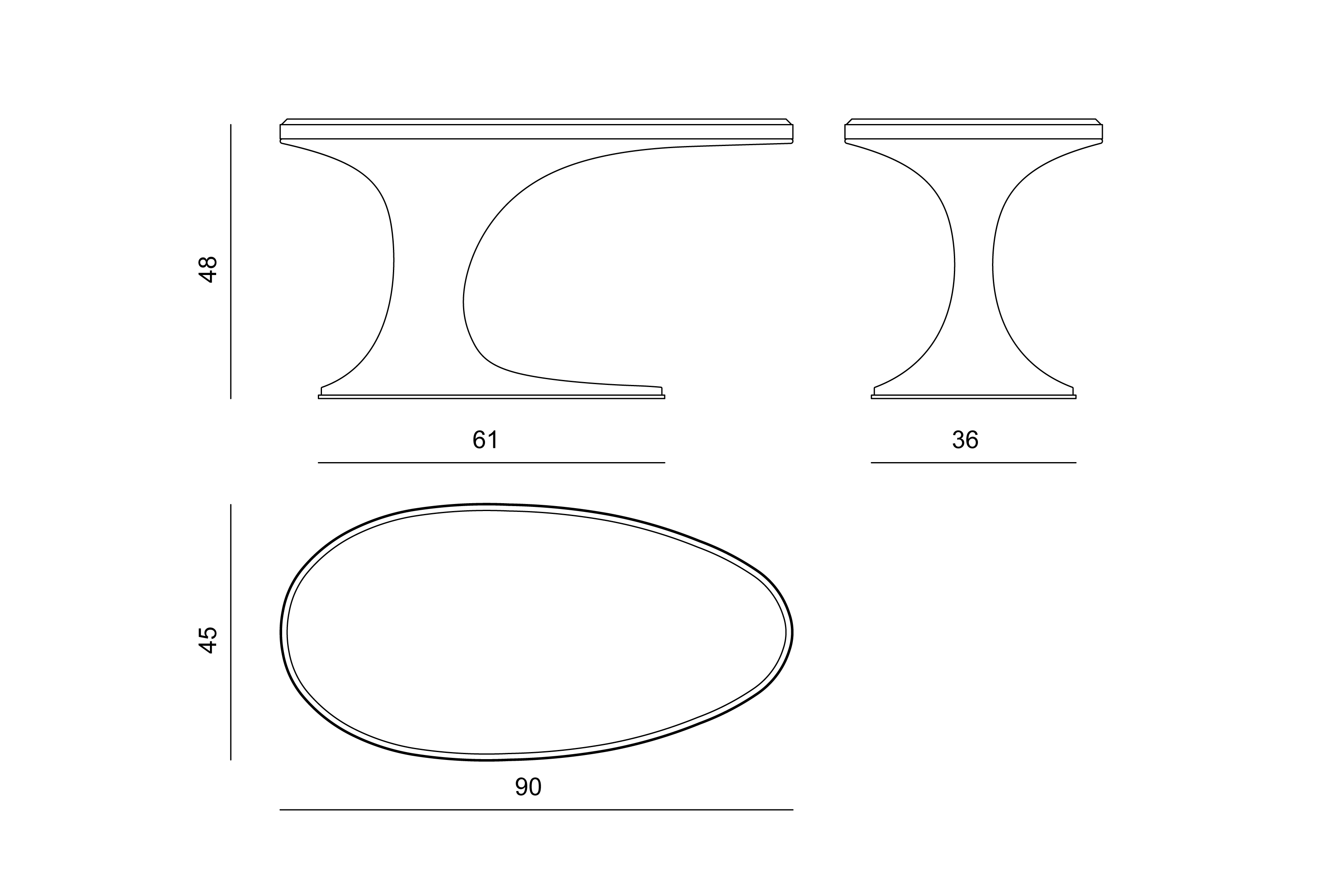 Sowilo High Низкий стол Visionnaire  - Вид №5