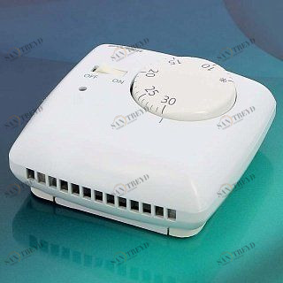 Термостат комнатный EMMETI "TERMEC" (10А, 230В), с выключателем "on"/"off" 2001018