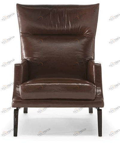 Natuzzi Кожаное кресло Bergere с подлокотниками sun-id-1424853