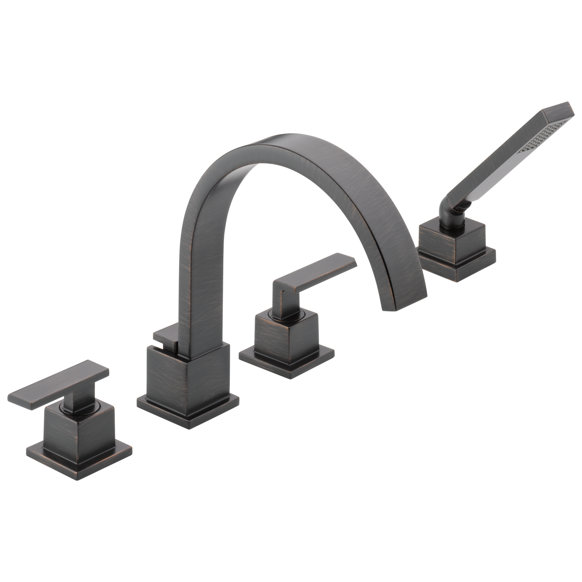 T4753-RB Римская ванна с ручным душем Delta Faucet Vero Венецианская бронза